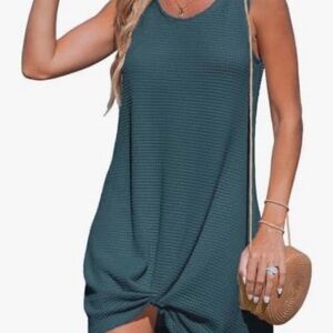 Cupshe Teal Swim Coverup